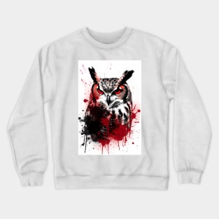 Great Horned Owl Crewneck Sweatshirt